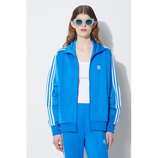 adidas Originals bluza damska kolor niebieski z aplikacją  IP0603 ze sklepu PRM w kategorii Bluzy damskie - zdjęcie 172333111