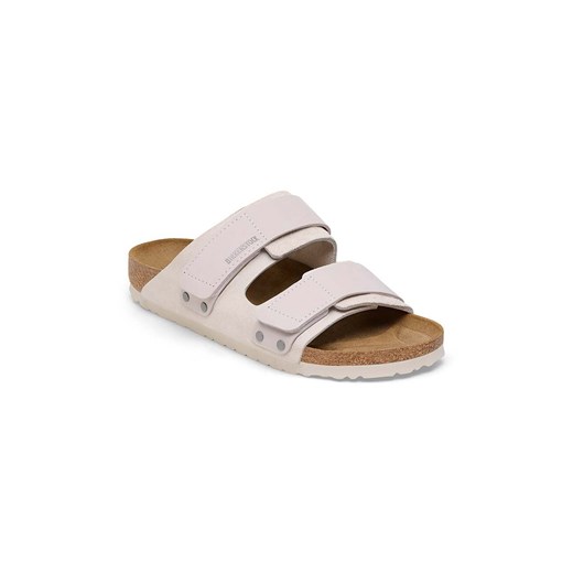 Birkenstock klapki zamszowe Uji damskie kolor biały 1024800 37 PRM