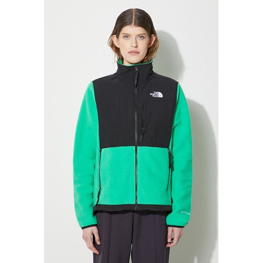 The North Face bluza polarowa W Denali Jacket kolor zielony gładka NF0A7UR6PO81 ze sklepu PRM w kategorii Bluzy damskie - zdjęcie 172333393