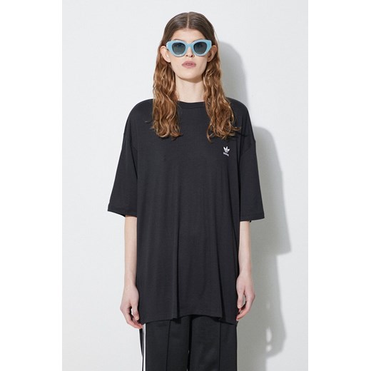 adidas Originals t-shirt damski kolor czarny IU2408 ze sklepu PRM w kategorii Bluzki damskie - zdjęcie 172333881