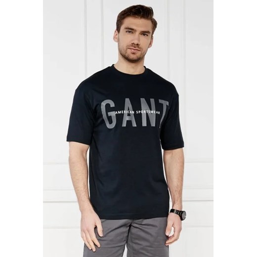T-shirt męski Gant czarny 