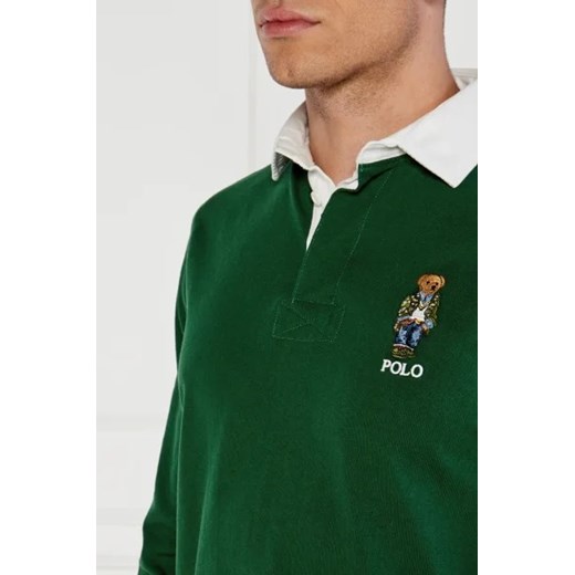 T-shirt męski Polo Ralph Lauren zielony na wiosnę 