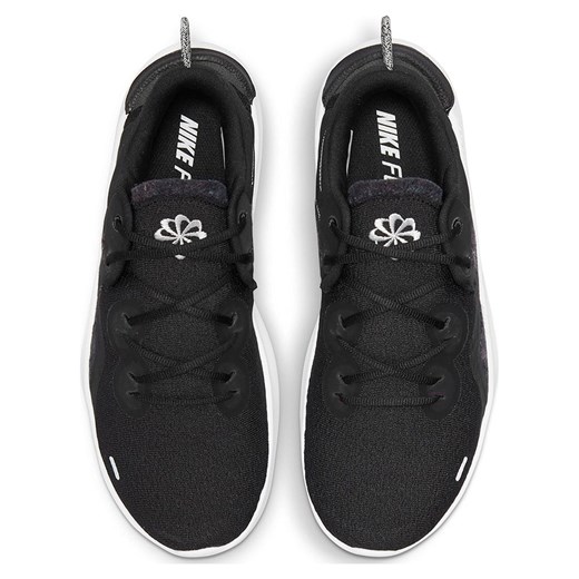 Buty sportowe damskie Nike do biegania flex czarne z tkaniny sznurowane 