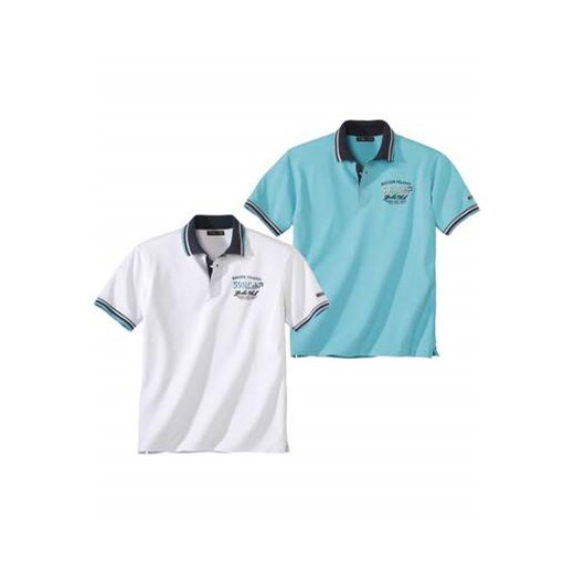 Zestaw 2 koszulek polo South Ocean ze sklepu Atlas For Men w kategorii T-shirty męskie - zdjęcie 172336901