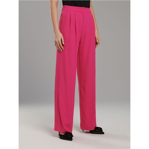 Sinsay - Eleganckie spodnie - różowy ze sklepu Sinsay w kategorii Spodnie damskie - zdjęcie 172337912