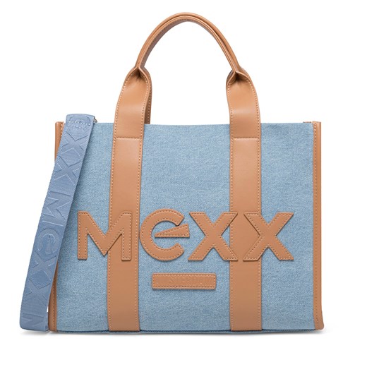 Torebka MEXX MEXX-E-039-05 Niebieski ze sklepu eobuwie.pl w kategorii Torby Shopper bag - zdjęcie 172338010