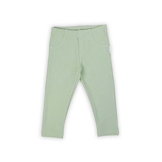 Zielone leginsy dla dziewczynki ze sklepu 5.10.15 w kategorii Spodnie dziewczęce - zdjęcie 172338380