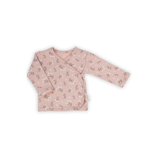Kaftanik niemowlęcy różowy w kwiatki ze sklepu 5.10.15 w kategorii Kaftaniki i bluzki - zdjęcie 172338410