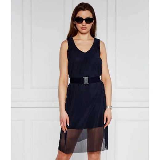 Armani Exchange Sukienka z paskiem ze sklepu Gomez Fashion Store w kategorii Sukienki - zdjęcie 172338943