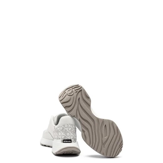 Buty sportowe damskie Michael Kors sneakersy białe na płaskiej podeszwie z tkaniny 