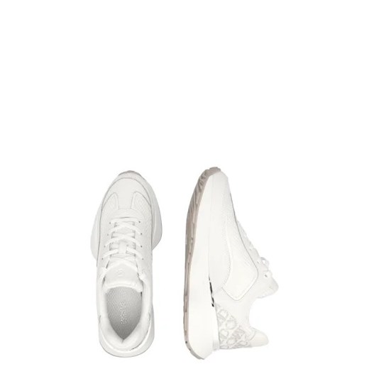 Buty sportowe damskie białe Michael Kors sneakersy sznurowane na płaskiej podeszwie 