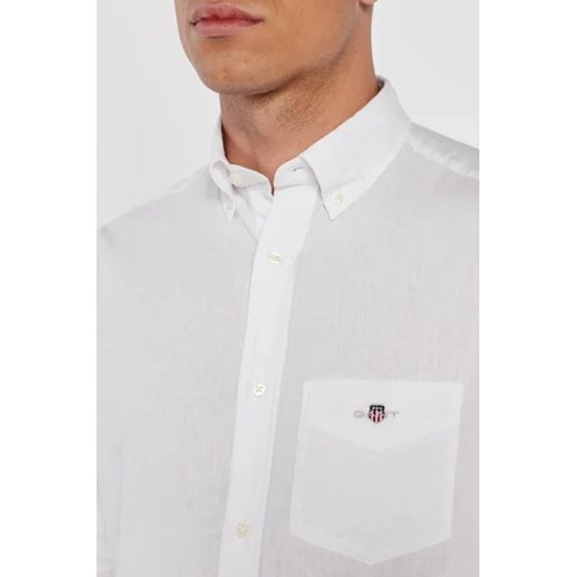 Gant Koszula | Regular Fit | z dodatkiem lnu Gant S Gomez Fashion Store