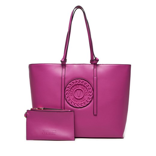 Torebka Versace Jeans Couture 75VA4BV4 Różowy ze sklepu eobuwie.pl w kategorii Torby Shopper bag - zdjęcie 172339194