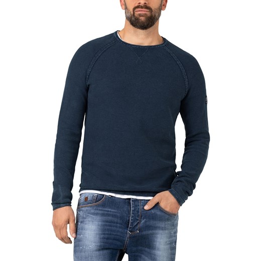 Timezone Sweter w kolorze granatowym ze sklepu Limango Polska w kategorii Swetry męskie - zdjęcie 172339764