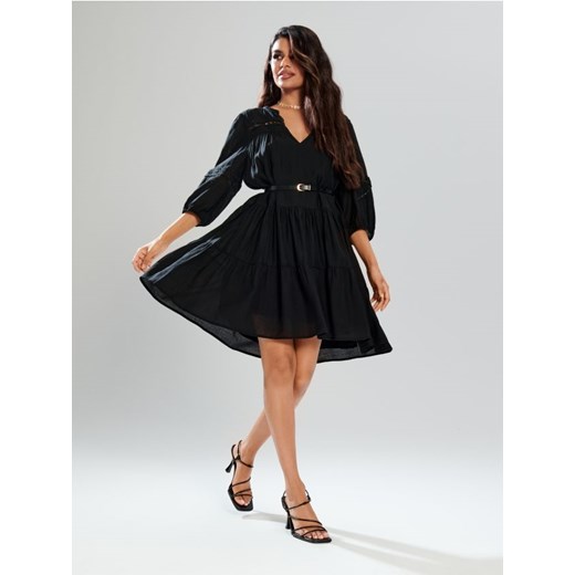 Sinsay - Sukienka mini - czarny ze sklepu Sinsay w kategorii Sukienki - zdjęcie 172341860