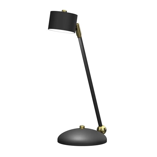 Czarno-złota lampka biurkowa z abażurem - N021-Circile Lumes One Size Edinos.pl