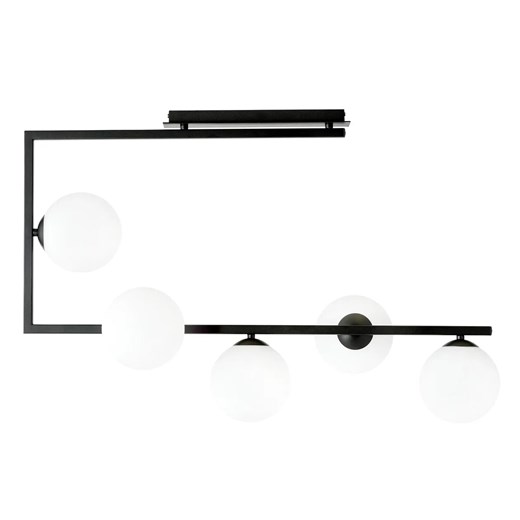 Modernistyczna lampa sufitowa z mlecznymi kloszami - D108-Emea Lumes One Size Edinos.pl