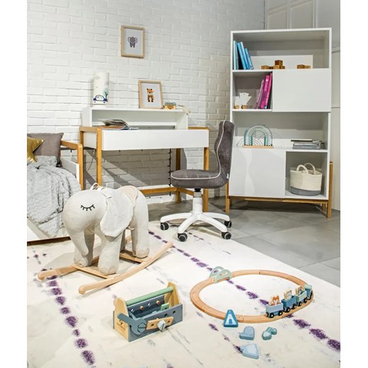 Białe biurko dla dzieci i młodzieży - Benny 5X Elior One Size Edinos.pl