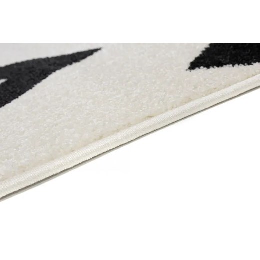Biały nowoczesny dywan w szlaczki - Maero 9X Profeos One Size Edinos.pl