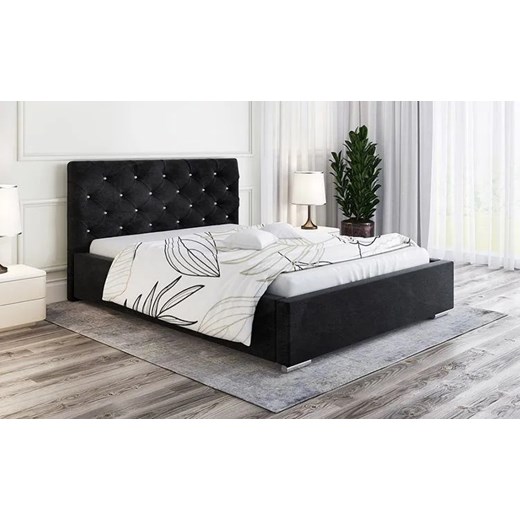 Małżeńskie łóżko z zagłówkiem 180x200 Loran 2X - 36 kolorów Elior One Size Edinos.pl