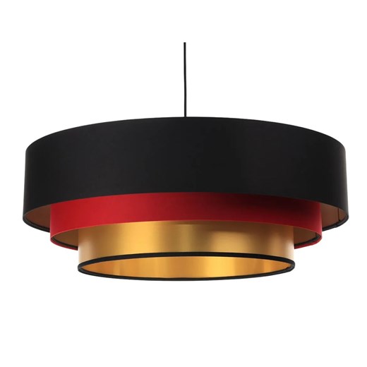 Trójkolorowa lampa wisząca glamour do salonu - S460-Corsa ze sklepu Edinos.pl w kategorii Lampy wiszące - zdjęcie 172343511