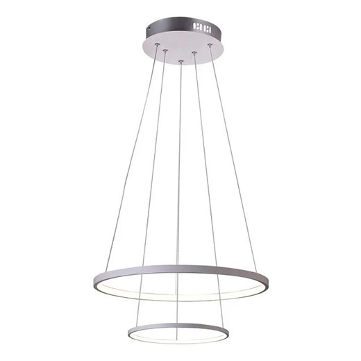 Biała podwójna lampa wisząca LED - 6X V082 W6-G20 ze sklepu Edinos.pl w kategorii Lampy wiszące - zdjęcie 172343640