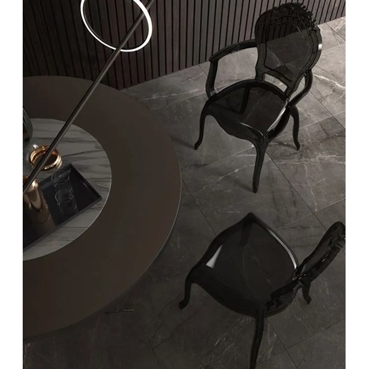 Czarne krzesło do salonu Ludwig - Trixi 4X Elior One Size Edinos.pl