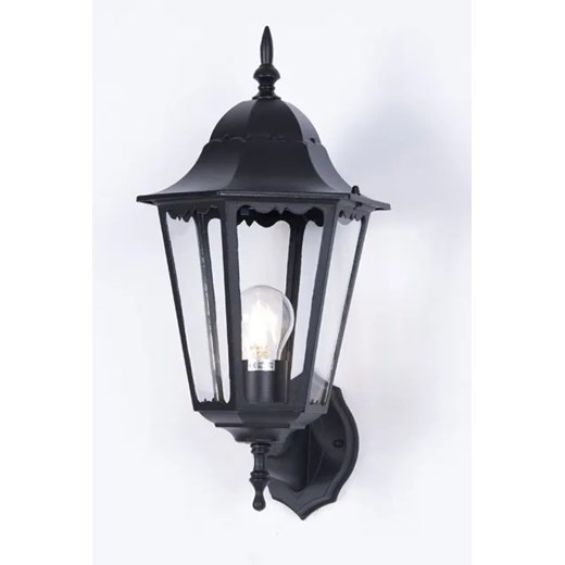 Czarna klasyczna lampa ścienna na dom - S355-Tirma Lumes One Size Edinos.pl