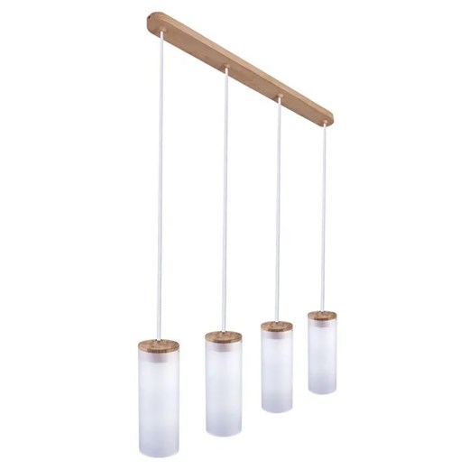 Biała poczwórna lampa wisząca nad stół - S239-Pavla Lumes One Size Edinos.pl