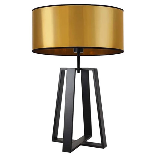 Złota lampka nocna glamour - 3X EX971 Z6-C05 ze sklepu Edinos.pl w kategorii Lampy stołowe - zdjęcie 172344354
