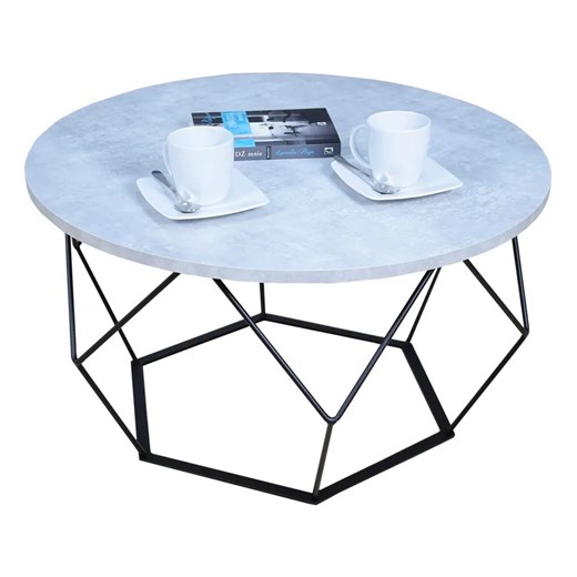 Nowoczesny stolik kawowy beton - Borix 4X Elior One Size Edinos.pl