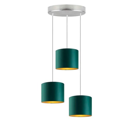 Lampa wisząca z trzema zwisami na stalowym stelażu - EX451-Pueble - 5 kolorów Lumes One Size Edinos.pl