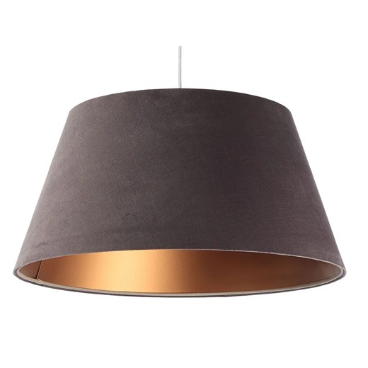 Brązowa trapezowa lampa wisząca nad stół 2X S409 F8-E46 ze sklepu Edinos.pl w kategorii Lampy wiszące - zdjęcie 172344583