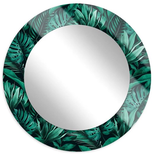 Zielone okrągłe lustro w stylu nowoczesnym - Tutori 3X 3 rozmiary Elior One Size Edinos.pl
