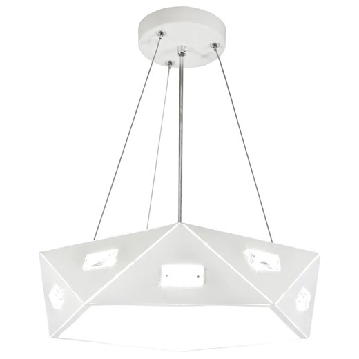 Biała lampa wisząca - K275-Soccex ze sklepu Edinos.pl w kategorii Lampy wiszące - zdjęcie 172344761