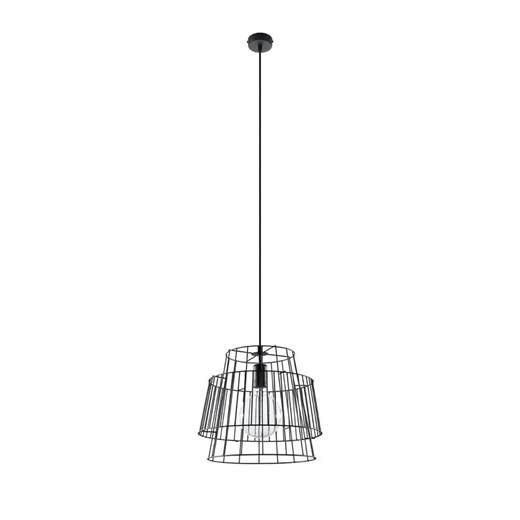 Czarna druciana lampa wisząca loftowa - EX582 F8-N08 ze sklepu Edinos.pl w kategorii Lampy wiszące - zdjęcie 172344961