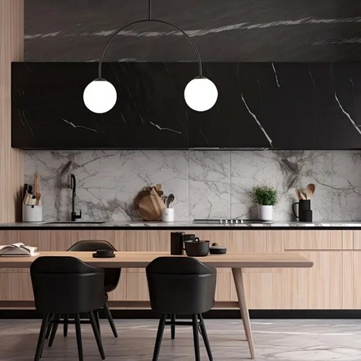 Loftowa lampa sufitowa z mlecznymi kloszami - D114-Inos Lumes One Size Edinos.pl