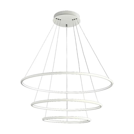 Potrójna okrągła lampa wisząca led - K436-Ring Lumes One Size Edinos.pl