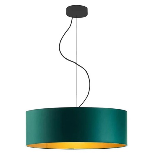 Elegancki żyrandol z abażurem 50 cm - EX847-Hajfo - wybór kolorów ze sklepu Edinos.pl w kategorii Lampy wiszące - zdjęcie 172345454