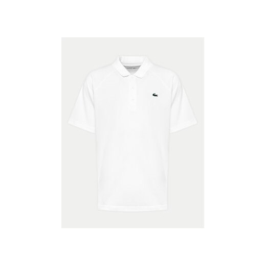 Lacoste Polo DH3201 Biały Regular Fit ze sklepu MODIVO w kategorii T-shirty męskie - zdjęcie 172345831