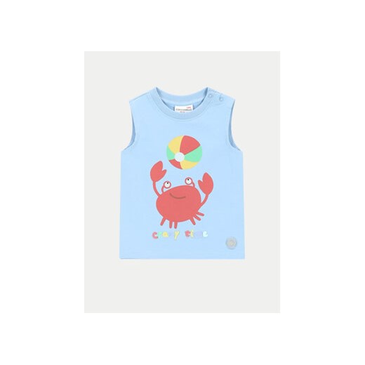 Coccodrillo Top WC4143301UWN Niebieski Regular Fit ze sklepu MODIVO w kategorii Koszulki niemowlęce - zdjęcie 172345880