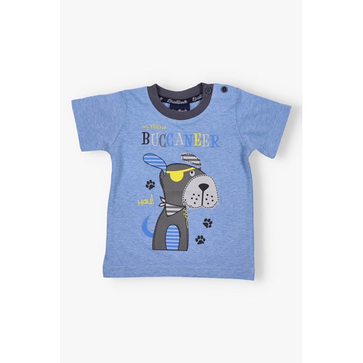 T-shirt chłopięcy z krótkim rękawem ze sklepu 5.10.15 w kategorii Koszulki niemowlęce - zdjęcie 172346131