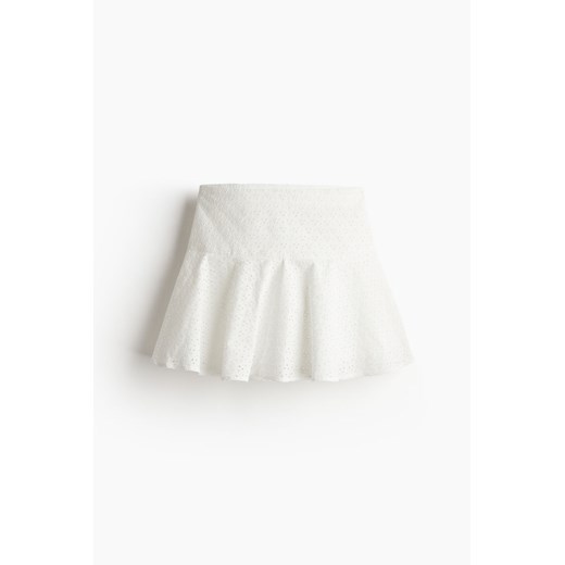 H & M - Rozszerzana spódnica mini - Biały ze sklepu H&M w kategorii Spódnice - zdjęcie 172346360