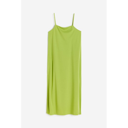 H & M - Dżersejowa sukienka na ramiączkach - Zielony H & M M H&M