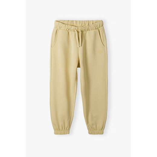 Spodnie dresowe  - żółte - Limited Edition ze sklepu 5.10.15 w kategorii Spodnie dziewczęce - zdjęcie 172347162