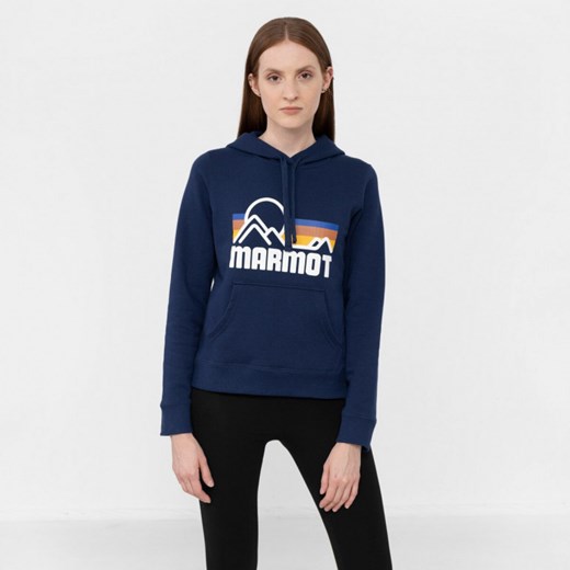 Damska bluza dresowa nierozpinana z kapturem MARMOT Coastal Hoody Marmot XL Sportstylestory.com okazja