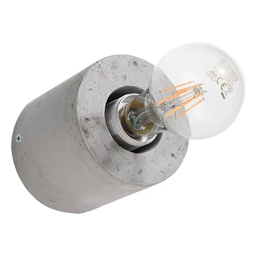 Loftowy kinkiet z betonu - EX646 W5-P38 ze sklepu Edinos.pl w kategorii Lampy ścienne - zdjęcie 172347912