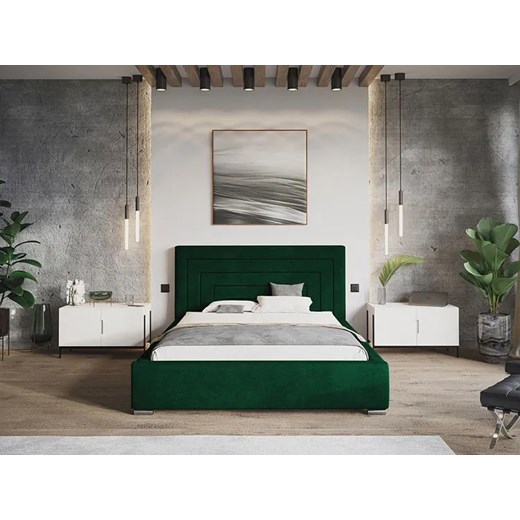 Łóżko tapicerowane 160x200 Vanger 4X - 36 kolorów Elior One Size Edinos.pl