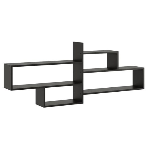 Czarna minimalistyczna półka wisząca - Orsa ze sklepu Edinos.pl w kategorii Półki - zdjęcie 172348783