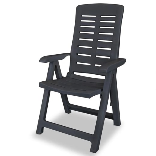 Zestaw szarych krzeseł ogrodowych - Elexio 4Q Elior One Size Edinos.pl